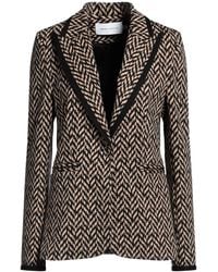 SIMONA CORSELLINI - Blazer Polyester, Viscose, Elastane, Polyamide - Lyst