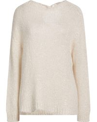 Oltre - Ivory Sweater Polyamide, Acrylic, Mohair Wool, Wool - Lyst