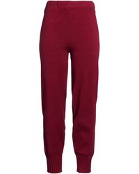 Dixie - Burgundy Pants Viscose, Polyester, Polyamide - Lyst