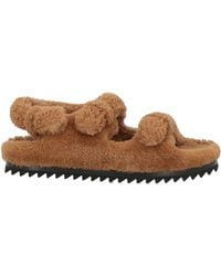 Officine Creative - Camel Sandals Shearling - Lyst