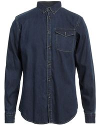 Hand Picked - Camicia Jeans - Lyst