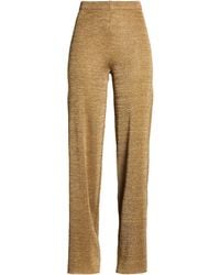 Roberto Collina - Pants Viscose, Metallic Polyester - Lyst
