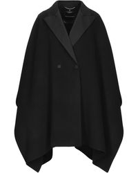 Ermanno Scervino Capes & Ponchos - Black