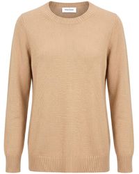 Gran Sasso - Per Mocerino 1949 Sand Sweater Virgin Wool, Viscose, Cashmere - Lyst
