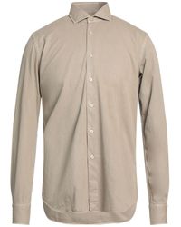 Xacus - Khaki Shirt Cotton - Lyst