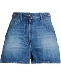 Versace - Denim Shorts - Lyst