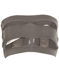 Rick Owens - Taupe Top Virgin Wool - Lyst