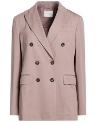 Circolo 1901 - Khaki Blazer Cotton, Elastane - Lyst