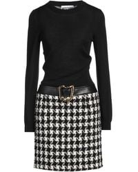 Moschino - Couture Mini Dress Virgin Wool, Cotton, Polyamide, Polyester, Polyurethane Coated - Lyst