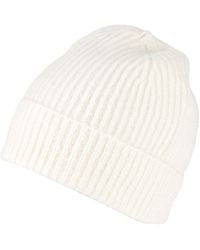 Eleventy - Cream Hat Cashmere, Silk - Lyst