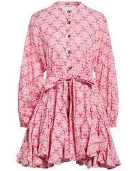 RHODE - Mini Dress Cotton - Lyst
