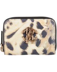 Roberto Cavalli - Coin Purse Bull Skin - Lyst