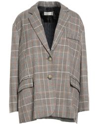 Haveone - Camel Blazer Polyester, Viscose, Elastane - Lyst