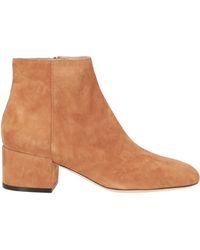 Sergio Rossi - Camel Ankle Boots Leather - Lyst