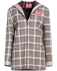 KENZO - Jacket Linen, Cotton - Lyst