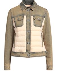 Moorer - Sand Puffer Cotton, Elastane, Polyester, Polyamide - Lyst