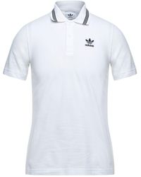 adidas white polo