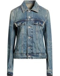 Rick Owens - Denim Outerwear Cotton - Lyst