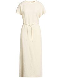Alysi - Chocolat Cream Maxi Dress Virgin Wool - Lyst