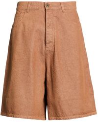 JW Anderson - Tan Denim Shorts Cotton - Lyst