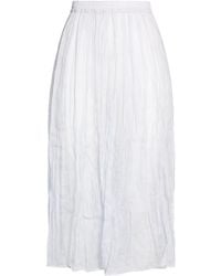 Tod's - Light Midi Skirt Cotton - Lyst