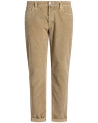 Tramarossa - Khaki Pants Cotton, Elastane - Lyst