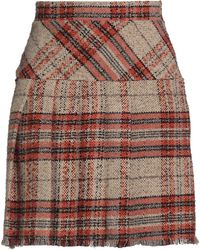 MILVA MI - Mini Skirt Polyester, Acetate, Wool - Lyst