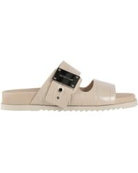 Burberry - Dove Sandals Soft Leather - Lyst