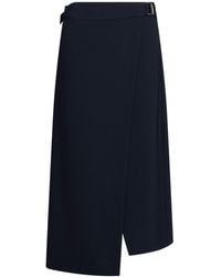 Alpha Studio - Midnight Midi Skirt Polyester, Elastane - Lyst