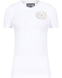 Versace Jeans Couture - T-Shirt Cotton, Elastane - Lyst