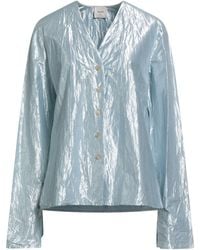 Alysi - Crème Sky Shirt Acetate, Viscose, Metallic Fiber - Lyst