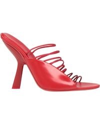 Ferragamo - Sandals Calfskin, Lambskin, Textile Fibers - Lyst