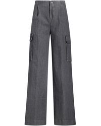 Hevò - Pants Cotton, Elastane - Lyst