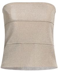 Siyu - Top Viscose, Metallic Fiber, Polyester - Lyst