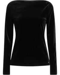 ARMANI EXCHANGE - Top Polyester, Elastane - Lyst