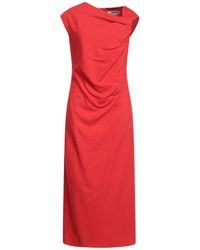 MSGM - Midi Dress Viscose, Polyester, Elastane - Lyst