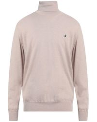 Brooksfield - Sand Turtleneck Virgin Wool - Lyst