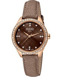 Ferré Armbanduhr - Braun