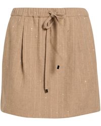 Antonelli - Mini Skirt Virgin Wool, Polyester, Viscose, Elastane - Lyst