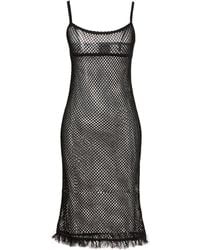 Loewe - Mini Dress Viscose, Elastane, Polyamide - Lyst