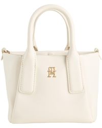 Tommy Hilfiger - Ivory Handbag Polyurethane - Lyst