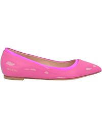 HIDNANDER - Ballet Flats Leather, Textile Fibers - Lyst