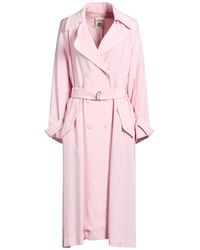 Semicouture - Overcoat & Trench Coat Viscose - Lyst