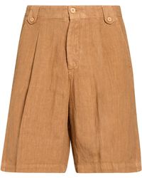 Costumein - Camel Shorts & Bermuda Shorts Linen - Lyst