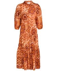 ViCOLO - Midi Dress Cotton - Lyst