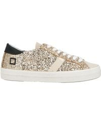 Date - Sneakers Leather, Textile Fibers - Lyst