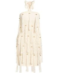 Alanui - Midi Dress Cotton, Polyester, Acrylic - Lyst