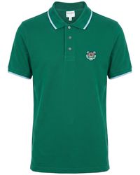 KENZO - Emerald Polo Shirt Cotton - Lyst