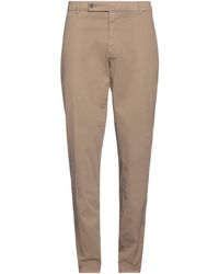 Berwich - Khaki Pants Cotton, Elastane - Lyst
