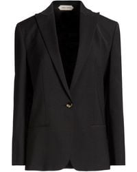 Alberta Ferretti - Blazer Polyester, Wool, Elastane - Lyst